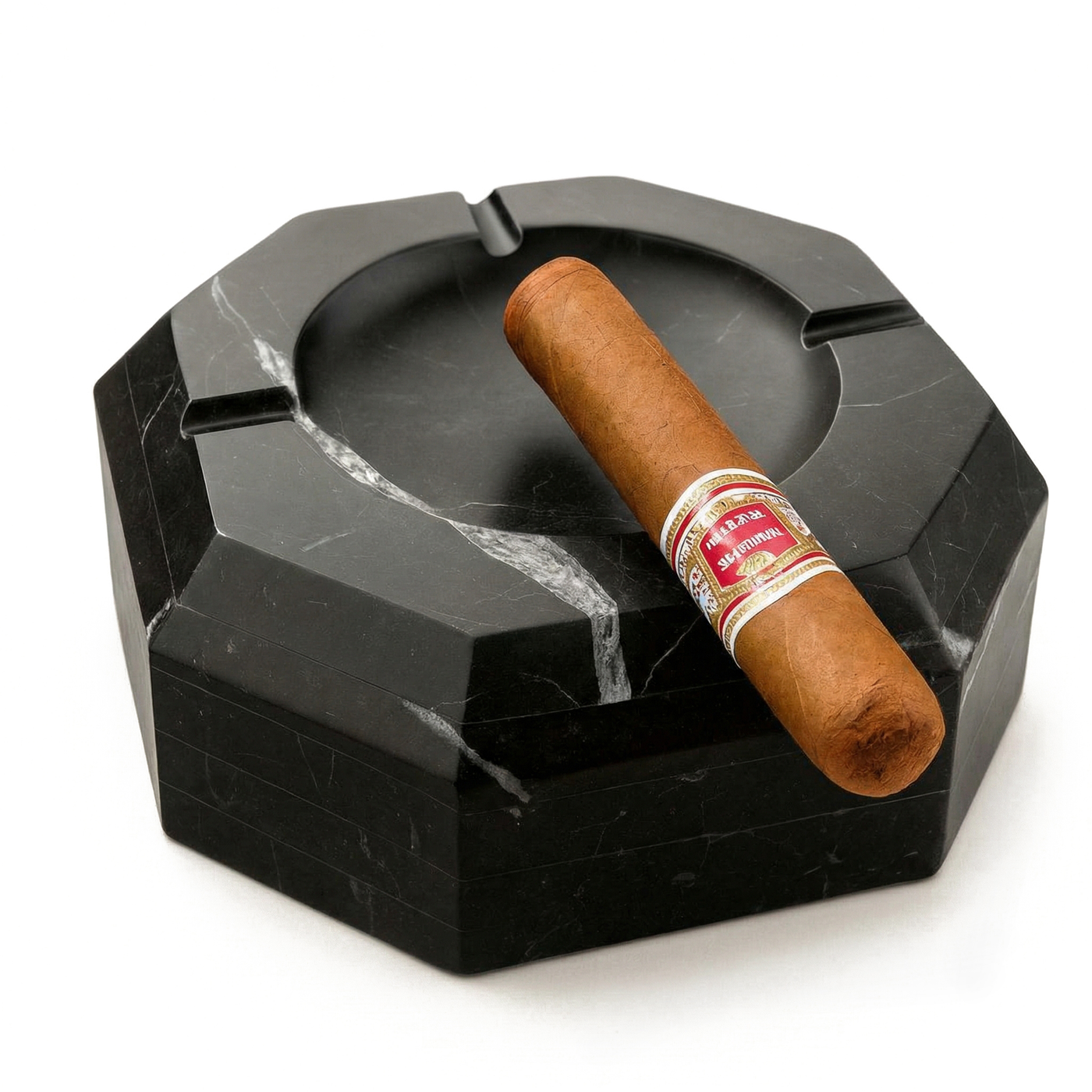 Cenicero puro negro