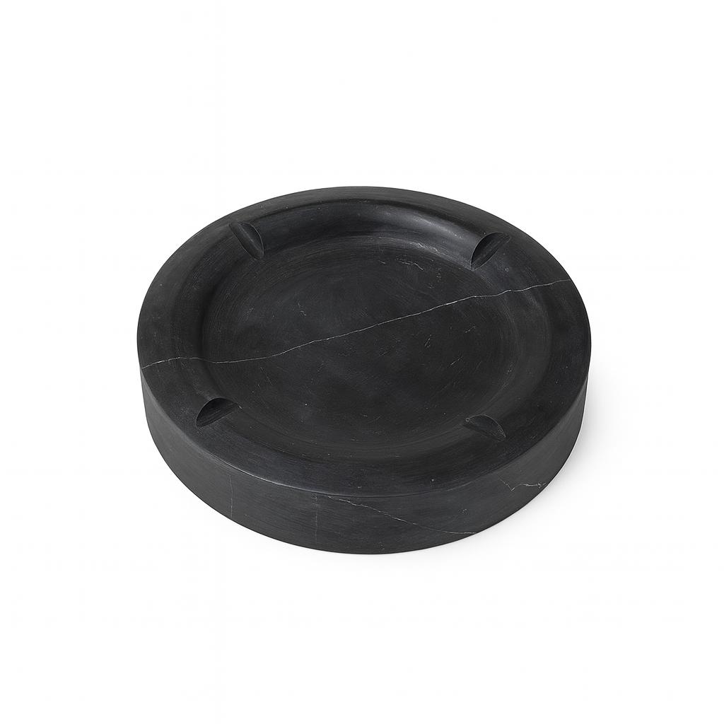 Cenicero tradicional negro