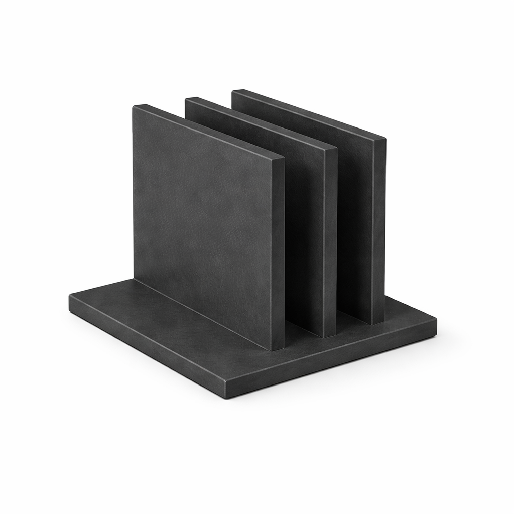 Sujetador de libros doble gris