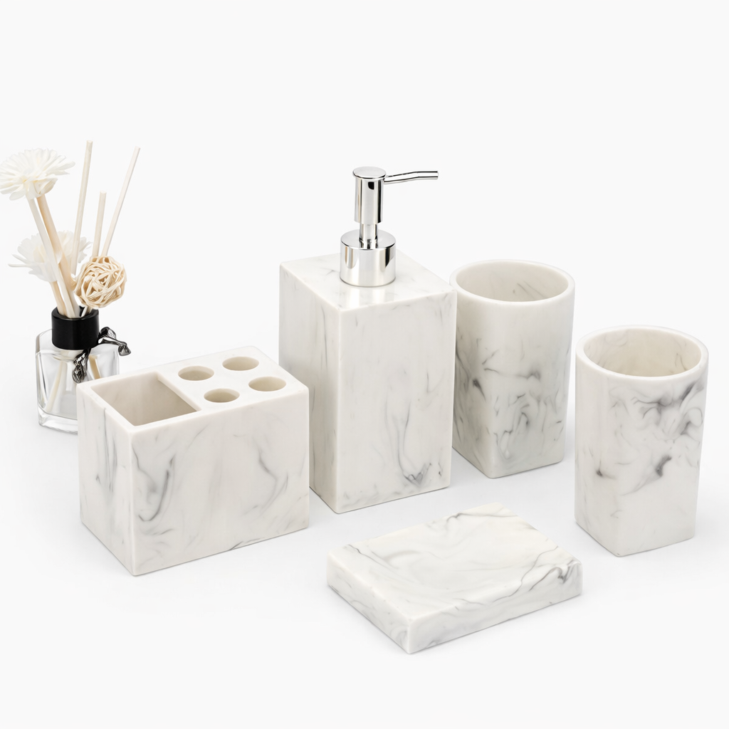 Set de baño completo blanco