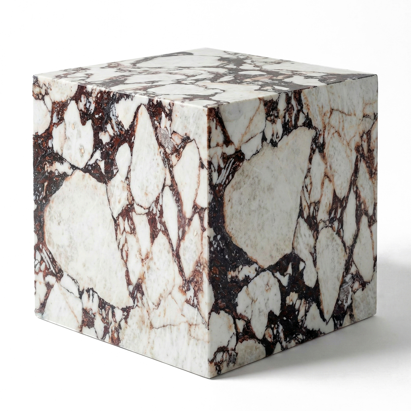 Cubo de decoración blanco
