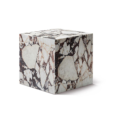 Cubo de decoracion blanco