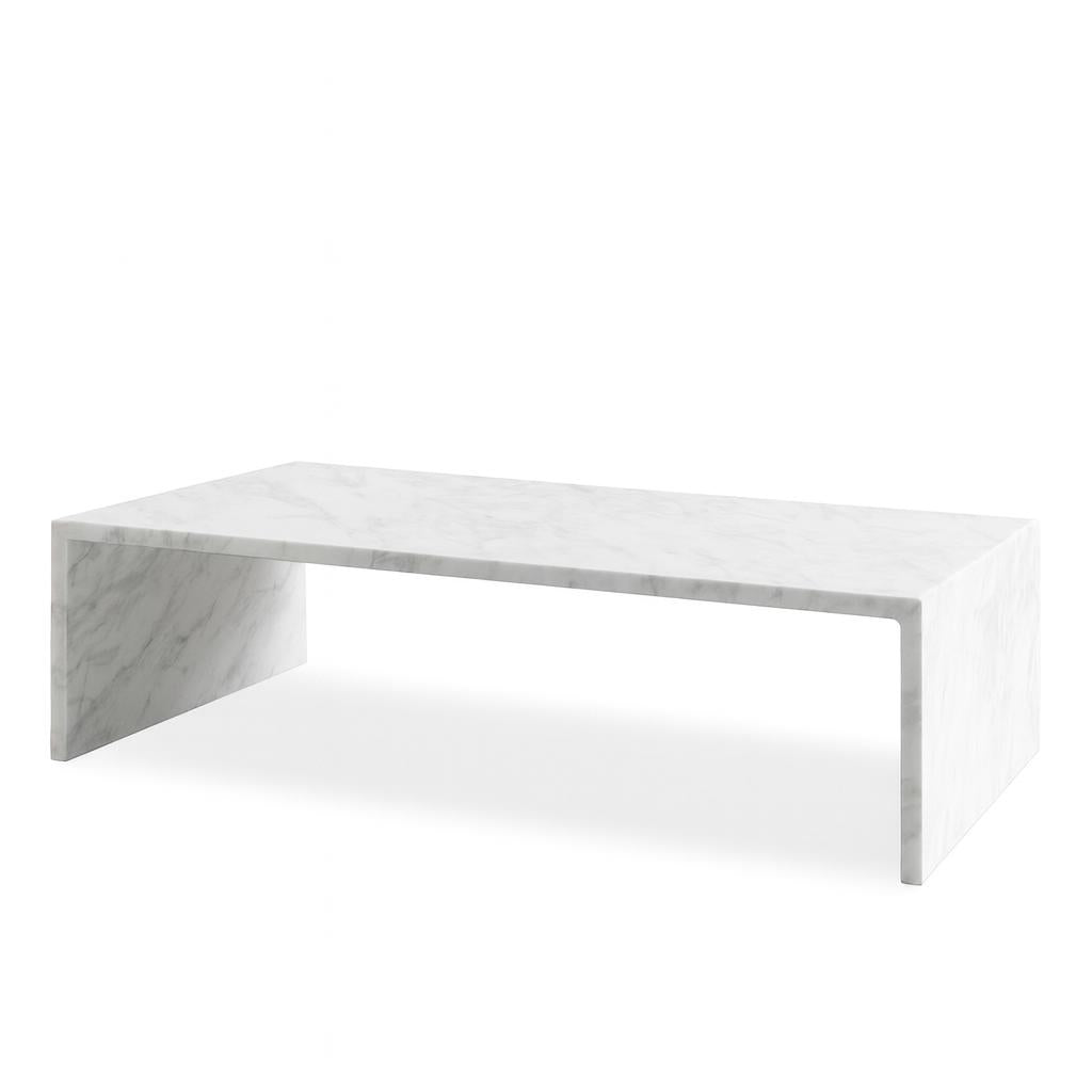 Mesa tipo banca blanca