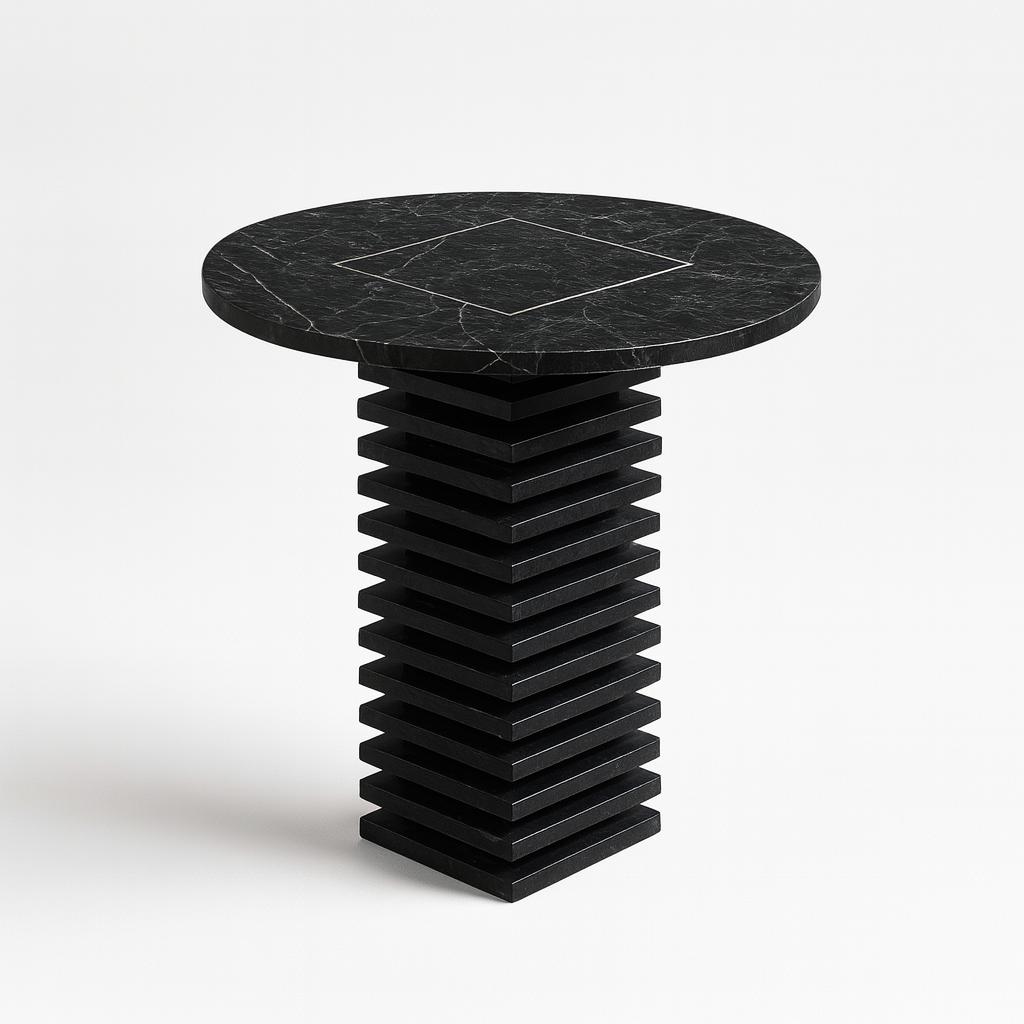 Mesa lateral hexa negra